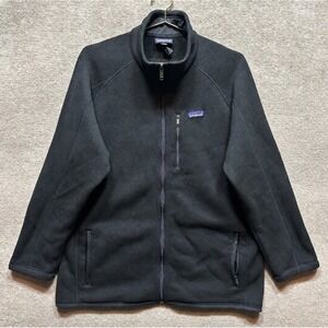 Patagonia Better Sweaters Mens Full Zip Charcoal 2XL Mock Neck Outdoors XXL Hike